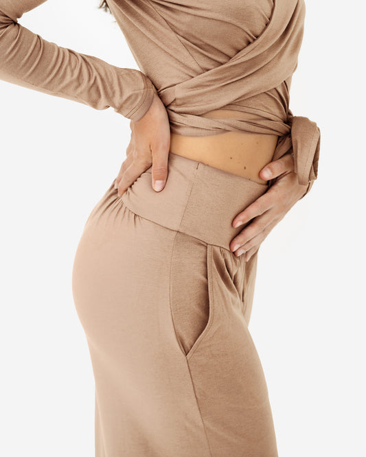 Desert Sand - Heya Yoga Culotte Detail | Lotuscrafts