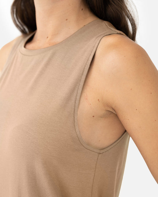 Desert Sand - Naima Yoga Top Detail | Lotuscrafts