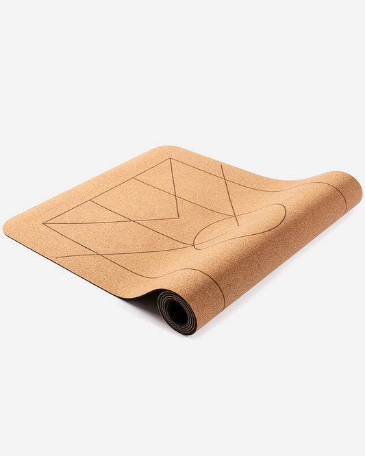 YogaRat RatMat Yoga Mat & Yoga Towel Set, Brick Mat and Ember/Sun
