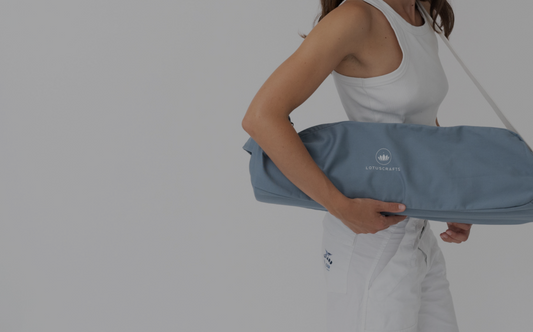 Personalised Duffle Gym Bag Yoga Bag for Women Pilates Sports Barrel Custom Gym  Bag Lotus Light Cabin 45 x 25cm - Hoolaroo